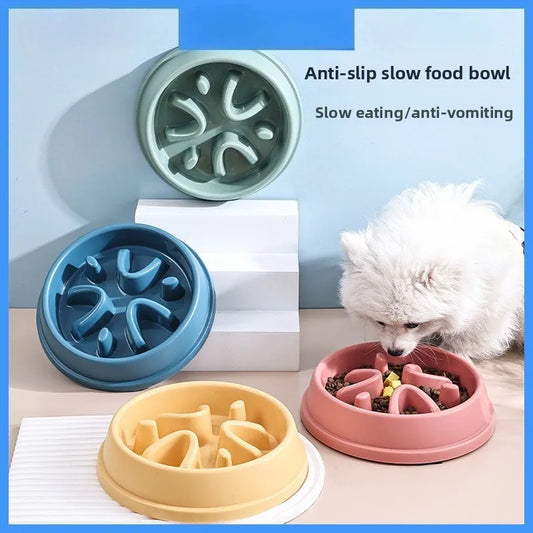 Slow Feeder Dog Bowl Anti-Choking Puzzle Feeder