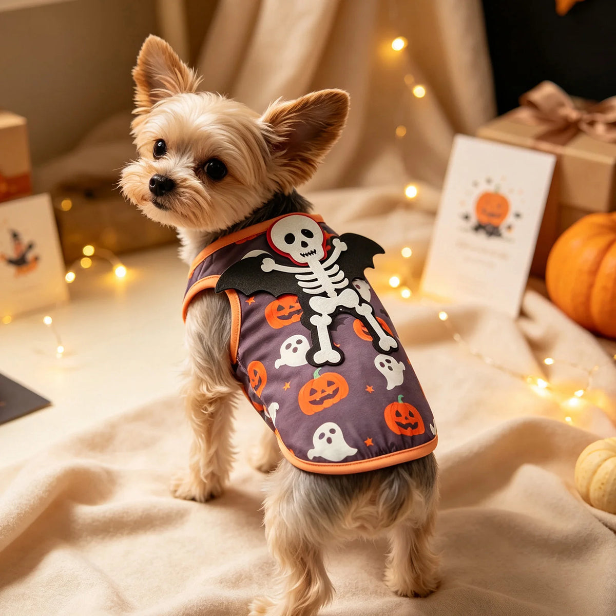 Spooky Pumpkin Pet Vest