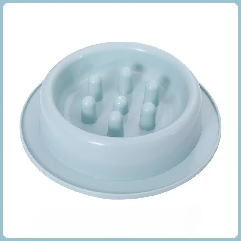Elevated Anti-Slip Cat Slow Feeder Bowl