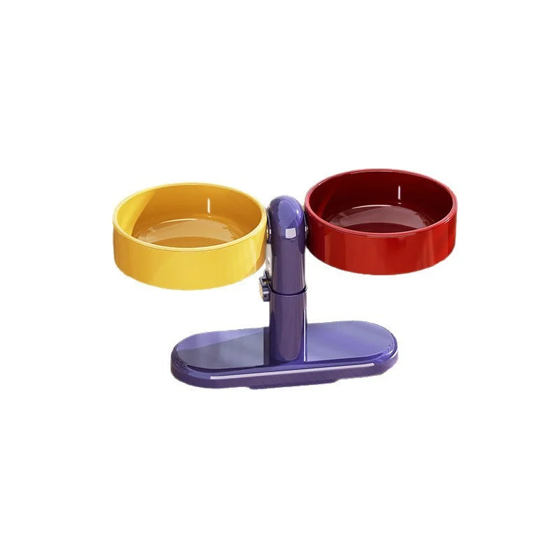 Tip-Resistant Adjustable Pet Bowl