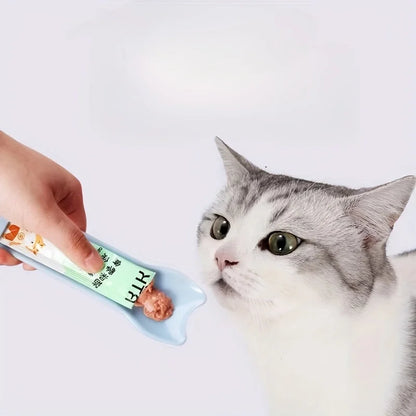 Cat Strip Squeeze Spoon Cat Strip Feeder