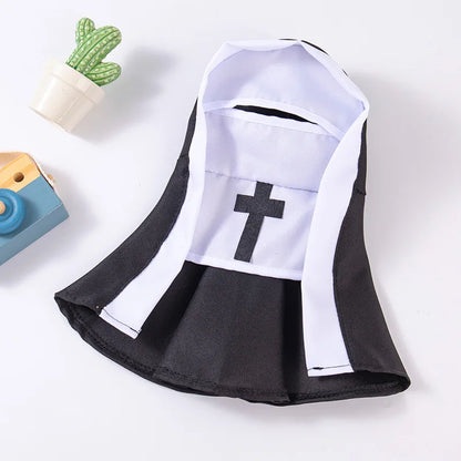 Midnight Black & White Pet Cape
