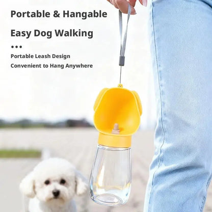 Portable Dog Water Bottle with Drinking Bowl