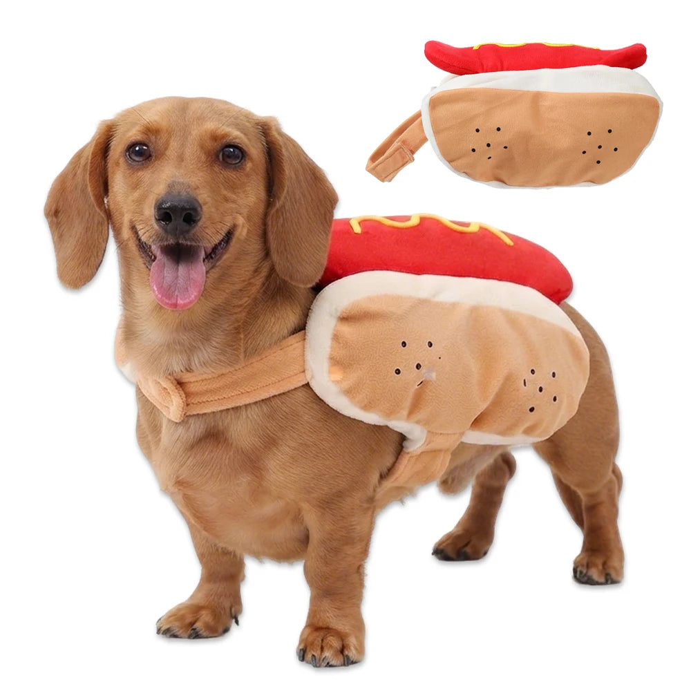 Halloween Hot Dog Pet Costume