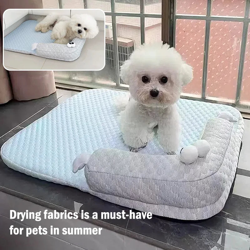 Ice Silk Cooling Orthopedic Dog Bed