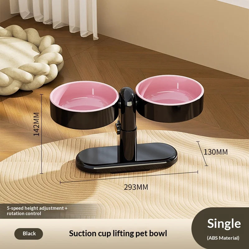Tip-Resistant Adjustable Pet Bowl