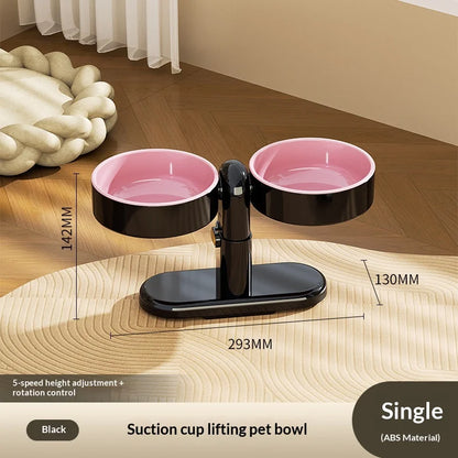 Tip-Resistant Adjustable Pet Bowl