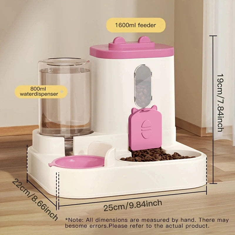 in-1 Automatic Pet Feeder & Water Dispenser