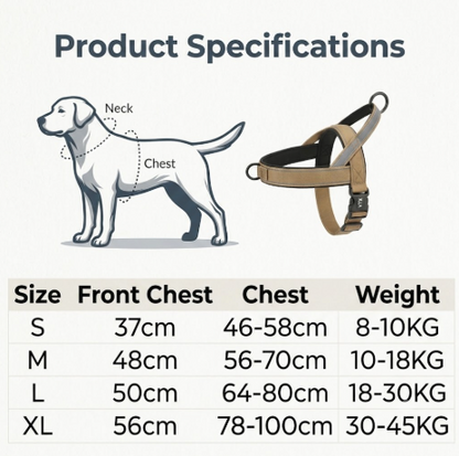 Heavy-Duty No-Pull Dog Harness with Handle | Reflective & Adjustable