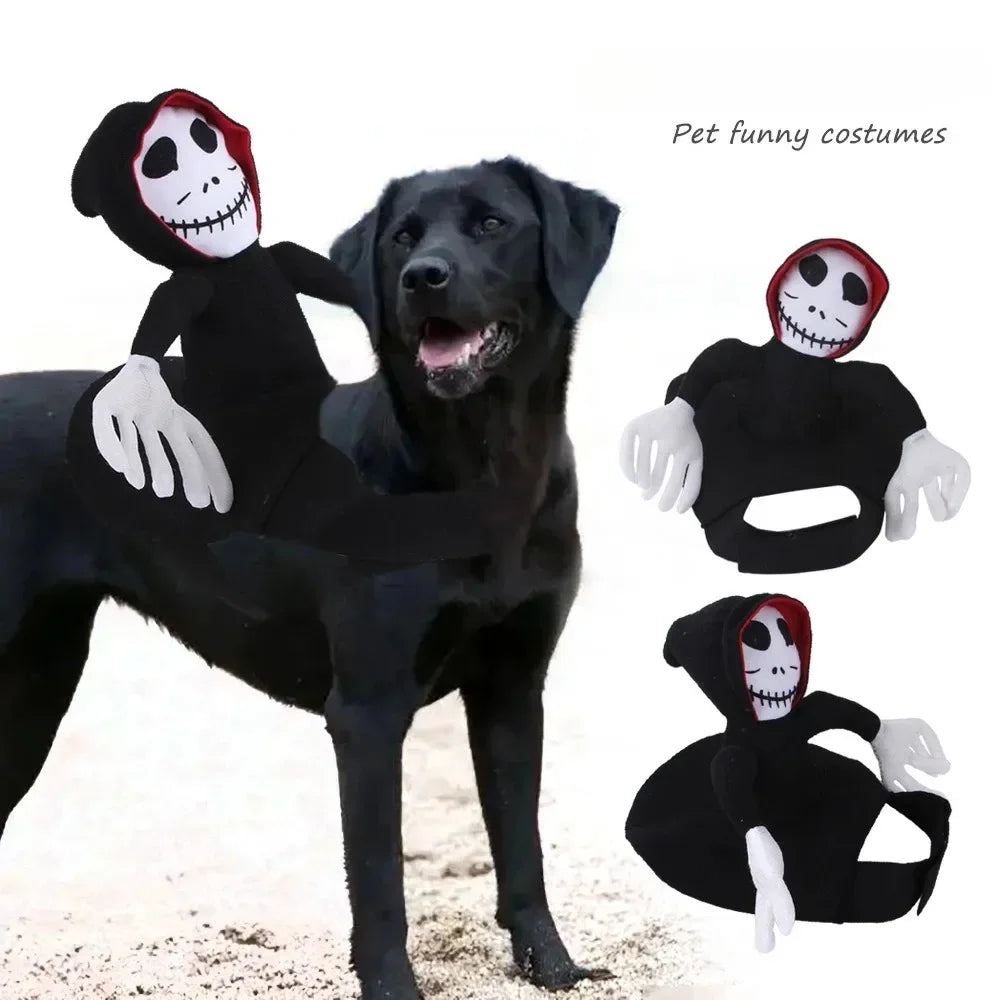 Grim Reaper Rider Dog Costume