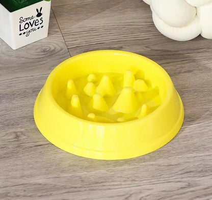 Elevated Anti-Slip Cat Slow Feeder Bowl