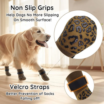 Non Slip Dog Socks Large Dog Grip Waterproof Socks Silicone