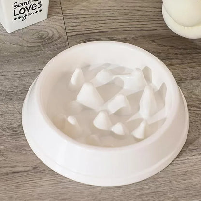 Elevated Anti-Slip Cat Slow Feeder Bowl