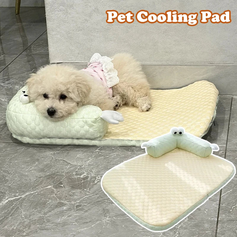 Ice Silk Cooling Orthopedic Dog Bed