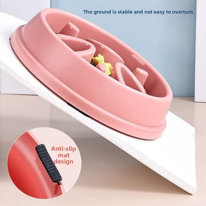 Slow Feeder Dog Bowl Anti-Choking Puzzle Feeder