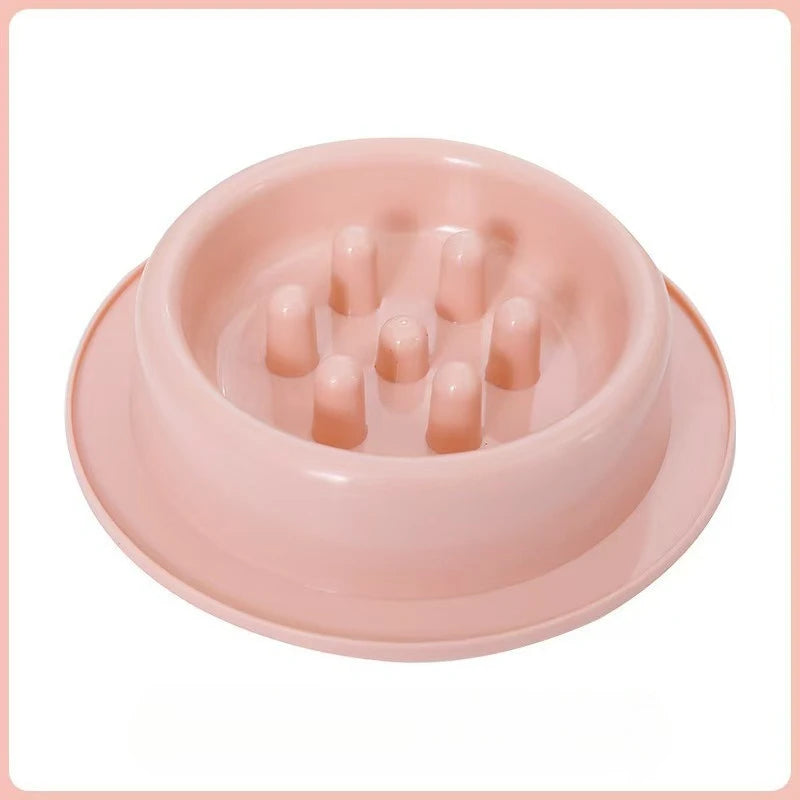 Elevated Anti-Slip Cat Slow Feeder Bowl