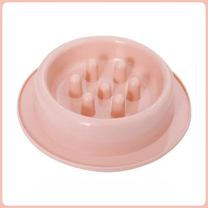 Elevated Anti-Slip Cat Slow Feeder Bowl