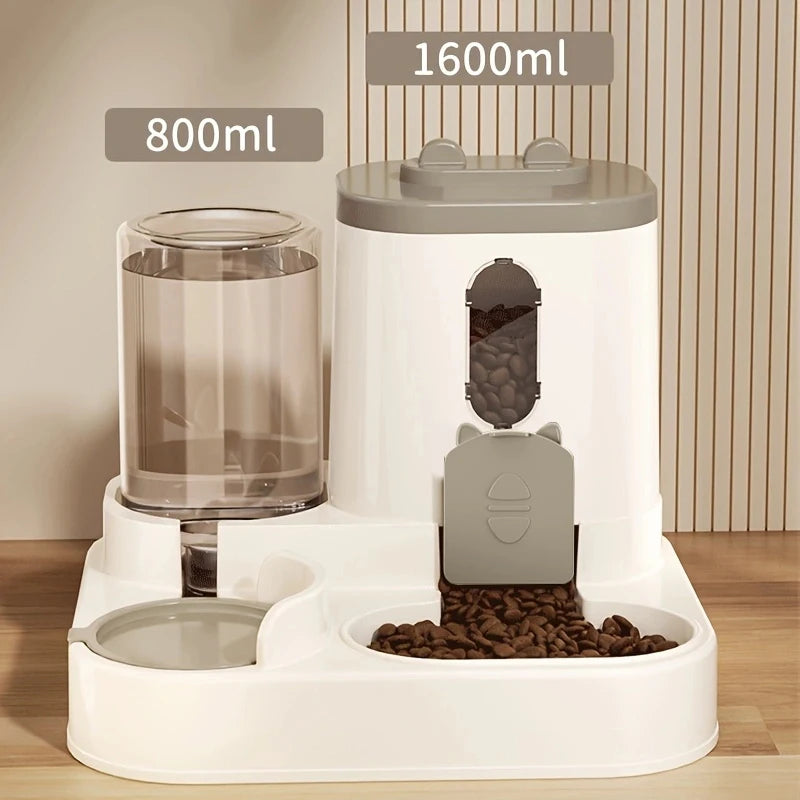 in-1 Automatic Pet Feeder & Water Dispenser