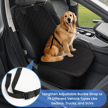 Waterproof Dog Front Seat Cover | Scratch-Proof & Non-Slip Car Protector