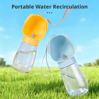 Portable Dog Water Bottle with Drinking Bowl