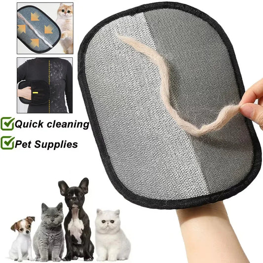 Reusable Pet Hair Remover Glove for Clothes & Furniture